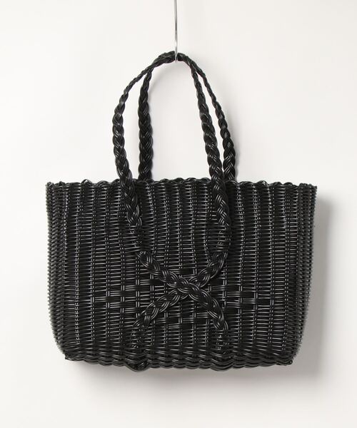 Allerleirauh(アラライラオ)の「「Allerleirauh chill/アラライラオ」ハンドルクロスメルカドバッグ(かごバッグ・レディース・ブラック/ホワイト・FREE)」の5枚目の写真