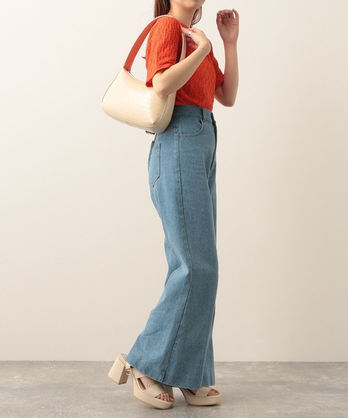 Heather（ヘザー）の「アソートムーンBAG　298845（ショルダーバッグ・レディース・ブラック/アイボリー/ゴールド・ONE SIZE）」の8枚目の写真