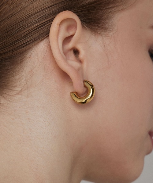 CENE（セネ）の「【CENE】セネ/ シィクフープ（ピアス（両耳用）・レディース・シルバー/ゴールド・FREE）」の12枚目の写真