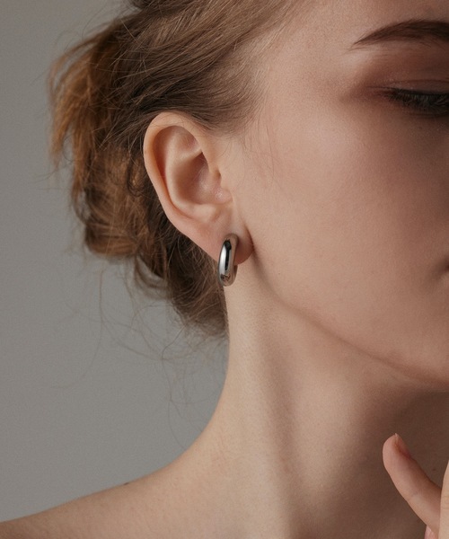 CENE（セネ）の「【CENE】セネ/ シィクフープ（ピアス（両耳用）・レディース・シルバー/ゴールド・FREE）」の13枚目の写真