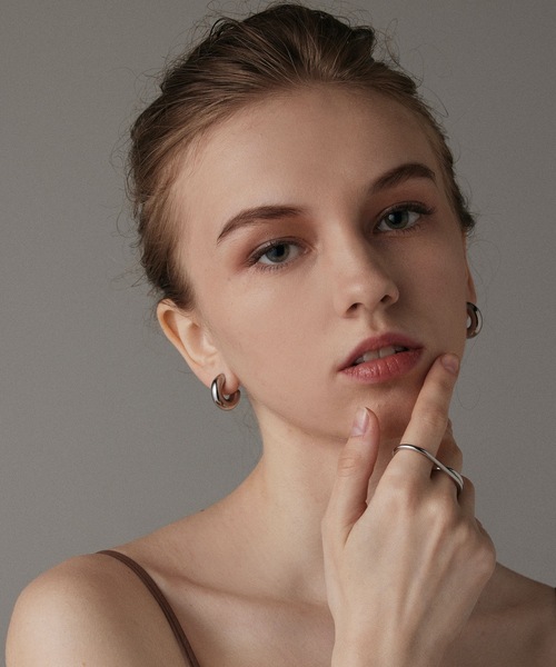 CENE（セネ）の「【CENE】セネ/ シィクフープ（ピアス（両耳用）・レディース・シルバー/ゴールド・FREE）」の15枚目の写真