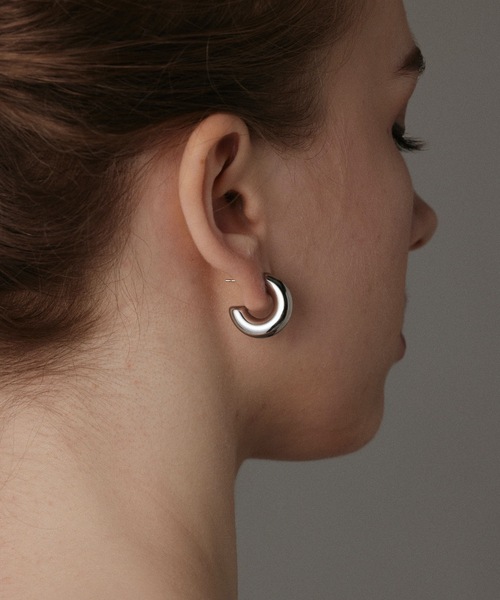 CENE（セネ）の「【CENE】セネ/ シィクフープ（ピアス（両耳用）・レディース・シルバー/ゴールド・FREE）」の17枚目の写真