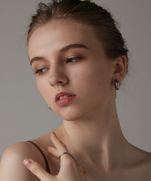 CENE（セネ）の「【CENE】セネ/ シィクフープ（ピアス（両耳用）・レディース・シルバー/ゴールド・FREE）」の18枚目の写真