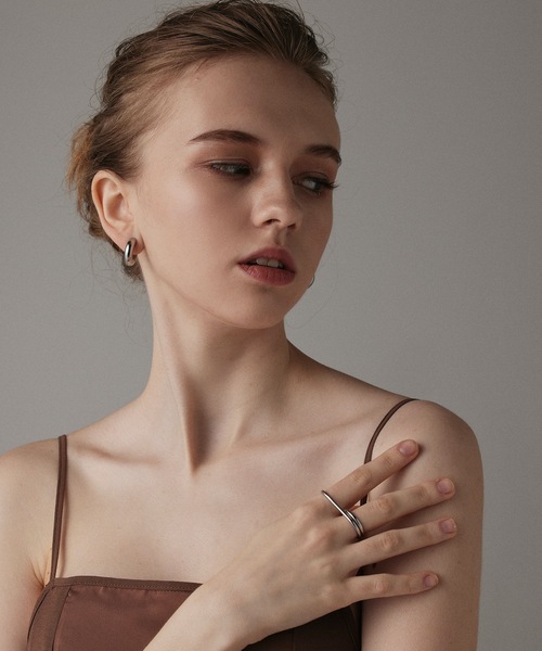 CENE（セネ）の「【CENE】セネ/ シィクフープ（ピアス（両耳用）・レディース・シルバー/ゴールド・FREE）」の19枚目の写真