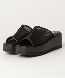 NUOVO | NUOVO ヌオーヴォ MESH MULE PLT 6 メッシュ ミュール プラット 6 NC60185 BLACK(サンダル)