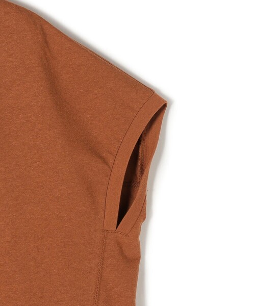 SHIPS Days（シップスデイズ）の「SHIPS Days:クルーネックチュニック（Tシャツ/カットソー・レディース・オフホワイト/ブラウン系その他/ブラック・ONE SIZE）」の11枚目の写真