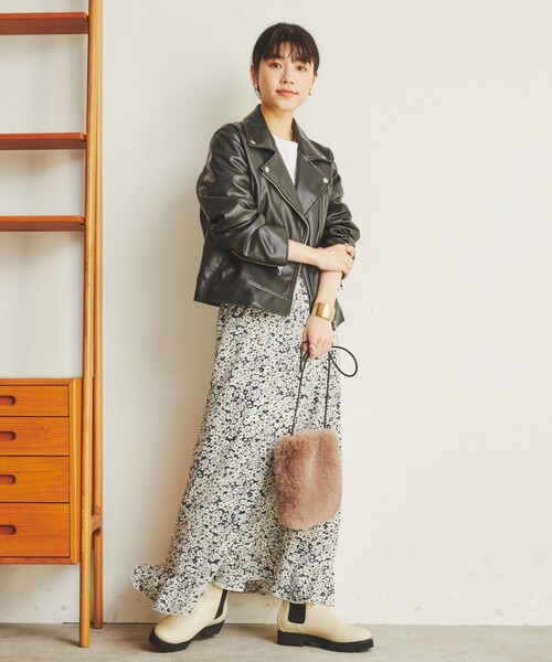 coen（コーエン）の「サイドゴアトラックブーツ（ブーツ・レディース・ブラック/ベージュ・S/M/L/XL）」の14枚目の写真