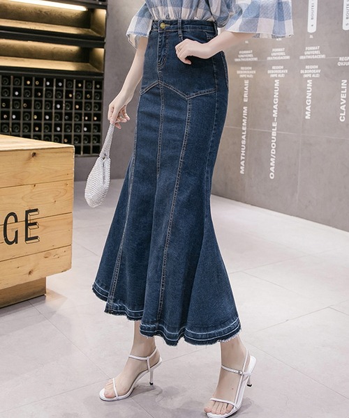 セール ブランド古着 デニムロングスカート デニムスカート Day Closet デイ クローゼット のファッション通販 Zozoused