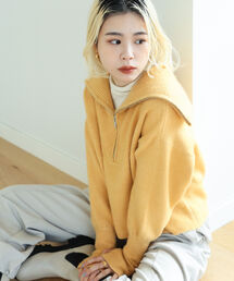 BeAMS DOT | 【WEB限定】BeAMS DOT / ハーフジップ ニットプルオーバー(ニット/セーター)