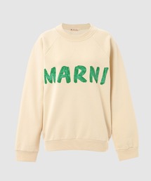 MARNI ネイビー ロゴスウェット 38 ネイビー（紺）系 M MARNI(マルニ) スウェット・トレーナー