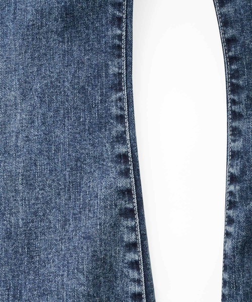 SHAREEF（シャリーフ）の「CHEMICAL WASH DENIM FLARED PANTS（デニムパンツ・メンズ・ブラック系その他/ケミカルウォッシュ・1/2/3）」の14枚目の写真