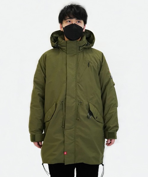 MANASTASH（マナスタッシュ）の「MANASTASH/マナスタッシュ　MANA-65 FIELD COAT'22　フィールドコート（モッズコート・メンズ・ブラック/オリーブ/ブラウン・MEDIUM/LARGE/X-LARGE/M/XL）」の6枚目の写真
