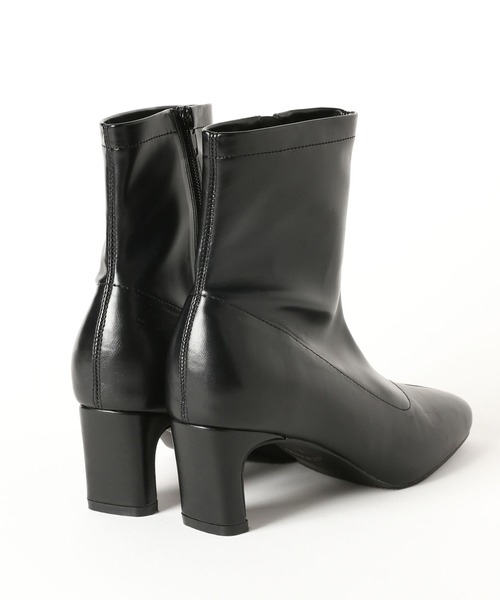 LAKOLE(ラコレ)の「スクエアトゥヒールブーツ / 162224(ブーツ・レディース・ブラック/ダークブラウン/アイボリー・MEDIUM/LARGE)」の11枚目の写真