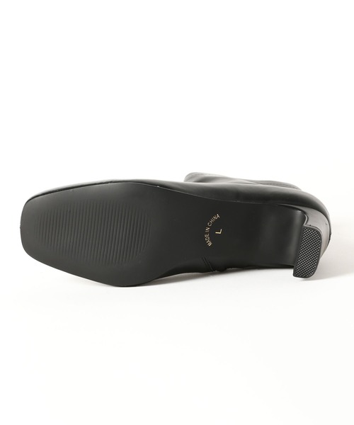 LAKOLE(ラコレ)の「スクエアトゥヒールブーツ / 162224(ブーツ・レディース・ブラック/ダークブラウン/アイボリー・MEDIUM/LARGE)」の17枚目の写真