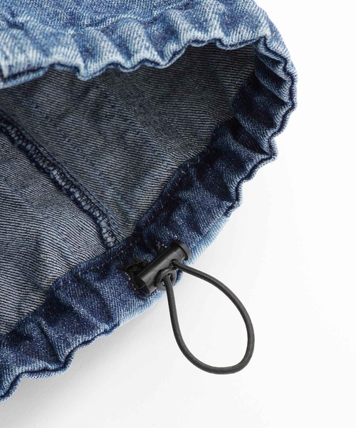 X-girl（エックスガール）の「DENIM CONTRAST LINE PANTS（デニムパンツ・レディース・インディゴブルー・S/M）」の11枚目の写真