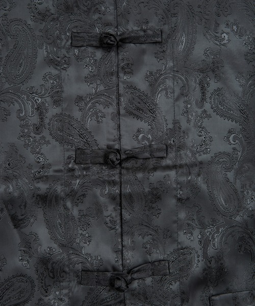 PUNYUS（プニュズ）の「チャイナ柄シャツ（シャツ/ブラウス・レディース・ブラック/パープル系その他/オレンジ/ネイビー・1/2/3/4）」の11枚目の写真