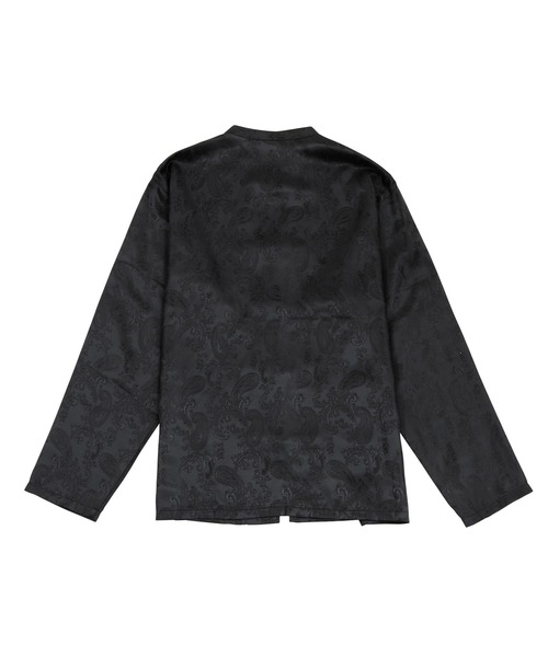 PUNYUS（プニュズ）の「チャイナ柄シャツ（シャツ/ブラウス・レディース・ブラック/パープル系その他/オレンジ/ネイビー・1/2/3/4）」の10枚目の写真