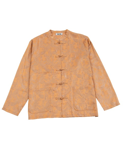 PUNYUS（プニュズ）の「チャイナ柄シャツ（シャツ/ブラウス・レディース・ブラック/パープル系その他/オレンジ/ネイビー・1/2/3/4）」の13枚目の写真