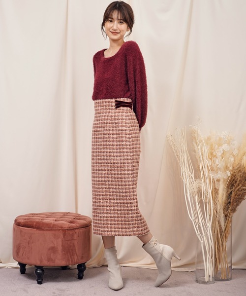 NOELA（ノエラ）の「バックチェーンシャギーニット（ニット/セーター・レディース・オフホワイト/ブルー/ボルドー・フリー）」の11枚目の写真