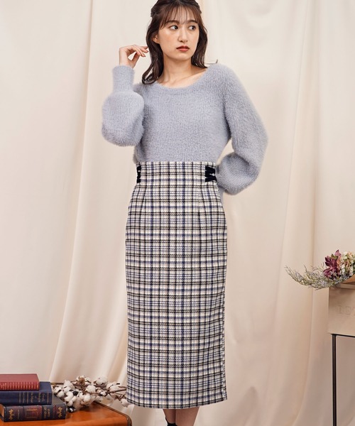 NOELA（ノエラ）の「バックチェーンシャギーニット（ニット/セーター・レディース・オフホワイト/ブルー/ボルドー・フリー）」の16枚目の写真