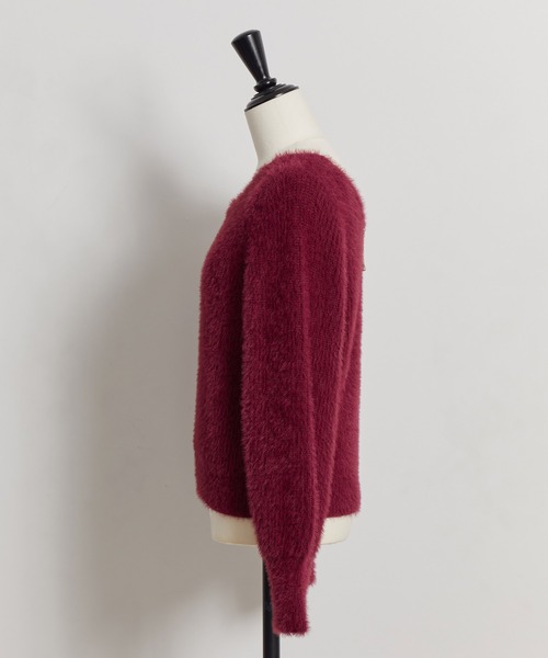 NOELA（ノエラ）の「バックチェーンシャギーニット（ニット/セーター・レディース・オフホワイト/ブルー/ボルドー・フリー）」の19枚目の写真