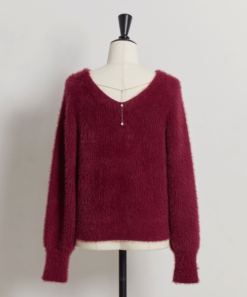 NOELA（ノエラ）の「バックチェーンシャギーニット（ニット/セーター・レディース・オフホワイト/ブルー/ボルドー・フリー）」の20枚目の写真