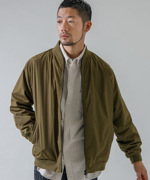 URBAN RESEARCH ROSSO MEN（アーバンリサーチロッソメン）の「『XLサイズあり』撥水ハイカウントMA-1（MA-1・メンズ・ブラック/ネイビー/カーキ・X-LARGE/LARGE/MEDIUM）」の6枚目の写真