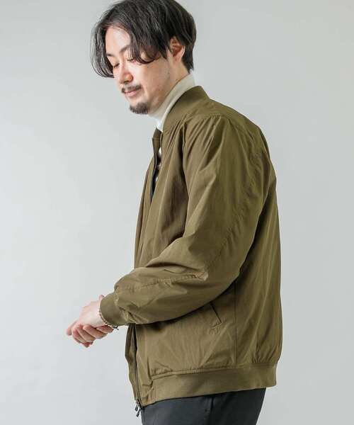 URBAN RESEARCH ROSSO MEN（アーバンリサーチロッソメン）の「『XLサイズあり』撥水ハイカウントMA-1（MA-1・メンズ・ブラック/ネイビー/カーキ・X-LARGE/LARGE/MEDIUM）」の14枚目の写真