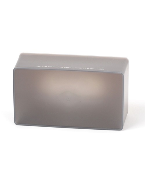 LAKOLE（ラコレ）の「バンブー蓋ティッシュケース / 357947（収納グッズ・レディース・グレー/チャコール・FREE）」の5枚目の写真