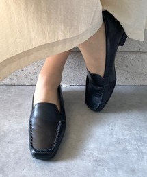 日本製／本革】モカシンシューズ blanc/bleu│Jeffrey Campbell