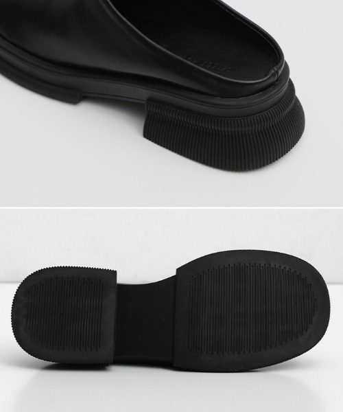 select MOCA(セレクトモカ)の「フェイクレザースライドシューズ(スリッポン・レディース・ブラック/ブラウン・SMALL/MEDIUM/LARGE/X-LARGE)」の9枚目の写真