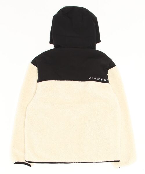 ELEMENT（エレメント）の「ELEMENT メンズ BOA HOOD JACKET ジャケット 【2022年秋冬モデル】/エレメントボアブルゾン（ブルゾン・メンズ・マルチ/ブラック/ベージュ・MEDIUM/LARGE/X-LARGE）」の4枚目の写真