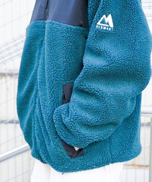 ELEMENT（エレメント）の「ELEMENT メンズ BOA HOOD JACKET ジャケット 【2022年秋冬モデル】/エレメントボアブルゾン（ブルゾン・メンズ・マルチ/ブラック/ベージュ・MEDIUM/LARGE/X-LARGE）」の14枚目の写真