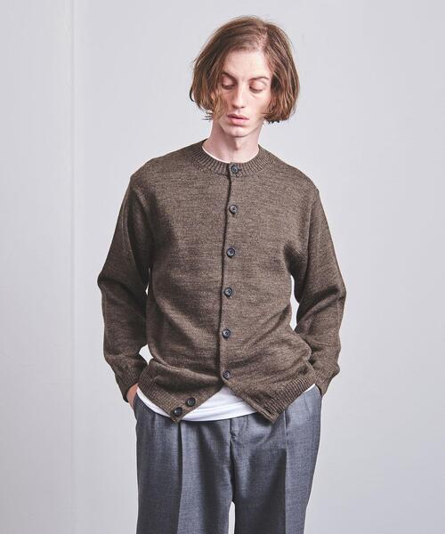 District（ディストリクト）の「＜District ＞ クルーネック カーディガン（ニット/セーター・メンズ・ブラウン/ネイビー/ダークグレー・M/S/L）」の2枚目の写真
