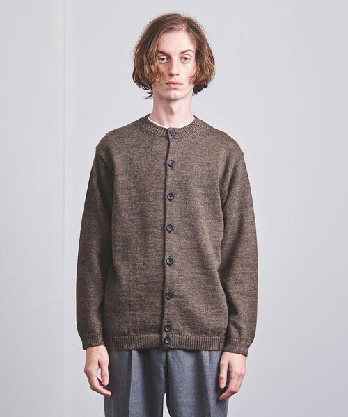 District（ディストリクト）の「＜District ＞ クルーネック カーディガン（ニット/セーター・メンズ・ブラウン/ネイビー/ダークグレー・M/S/L）」の4枚目の写真