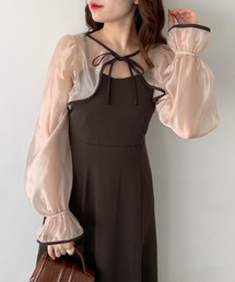 OLIVE des OLIVE | 【WEB限定】2ウェイボレロワンピース(ワンピース)