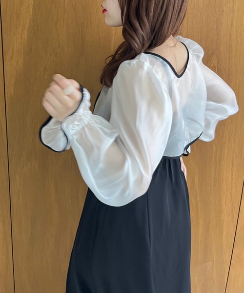 OLIVE des OLIVE(オリーブデオリーブ)の「【WEB限定】2ウェイボレロワンピース(ワンピース・レディース・ブラック/ブラウン/ブルー・FREE)」の13枚目の写真