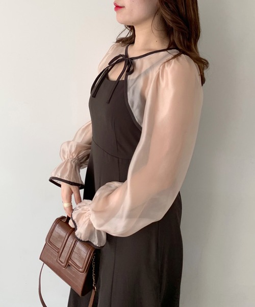 OLIVE des OLIVE(オリーブデオリーブ)の「【WEB限定】2ウェイボレロワンピース(ワンピース・レディース・ブラック/ブラウン/ブルー・FREE)」の20枚目の写真