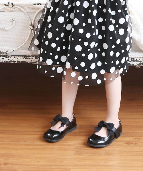 Rora（ローラ）の「ロリー 黒リボン シューズ（パンプス・キッズ・ブラック・22cm/16cm/17cm/18cm/19cm/20cm/21cm）」の16枚目の写真