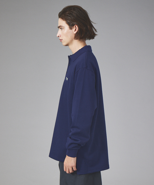 PENNEYS(ぺニーズ)の「PENNEY'S/ペニーズ THE FOX LS POLO SHIRTS フォックスLSポロシャツユニセックスPN22F015(ポロシャツ・メンズ・ネイビー/グリーン/ホワイト/グレー・M/L)」の6枚目の写真