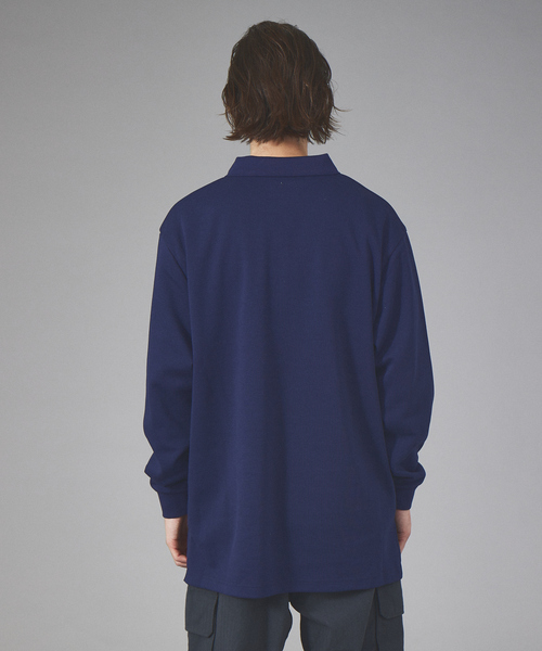 PENNEYS(ぺニーズ)の「PENNEY'S/ペニーズ THE FOX LS POLO SHIRTS フォックスLSポロシャツユニセックスPN22F015(ポロシャツ・メンズ・ネイビー/グリーン/ホワイト/グレー・M/L)」の7枚目の写真