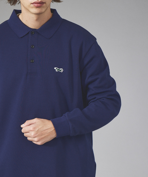 PENNEYS(ぺニーズ)の「PENNEY'S/ペニーズ THE FOX LS POLO SHIRTS フォックスLSポロシャツユニセックスPN22F015(ポロシャツ・メンズ・ネイビー/グリーン/ホワイト/グレー・M/L)」の9枚目の写真