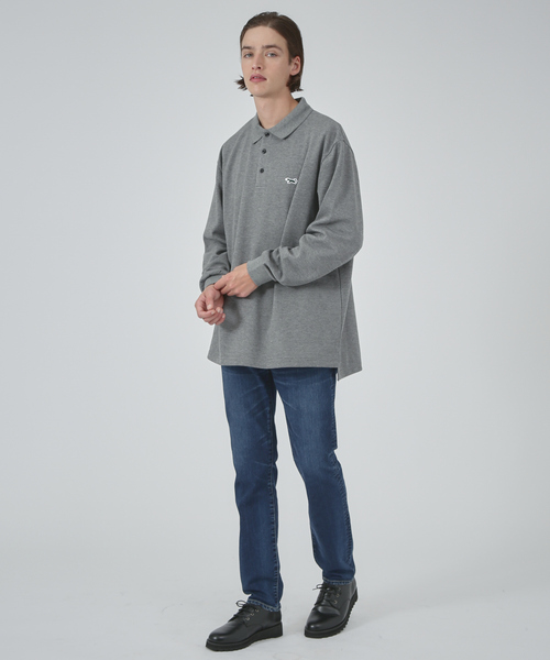 PENNEYS(ぺニーズ)の「PENNEY'S/ペニーズ THE FOX LS POLO SHIRTS フォックスLSポロシャツユニセックスPN22F015(ポロシャツ・メンズ・ネイビー/グリーン/ホワイト/グレー・M/L)」の12枚目の写真