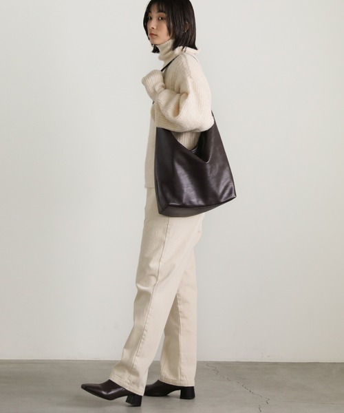 select MOCA（セレクトモカ）の「【ZOZO限定】ワンハンドルベルトショルダーバッグ（ショルダーバッグ・レディース・アイボリー/ブラウン/ブラック・FREE）」の9枚目の写真