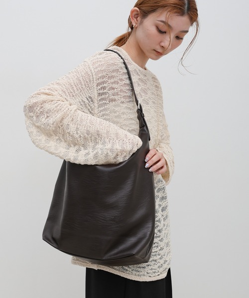 select MOCA(セレクトモカ)の「【定番】【ZOZO限定】ワンハンドルベルトショルダーバッグ(ショルダーバッグ・レディース・アイボリー/ブラウン/ブラック・FREE)」の22枚目の写真