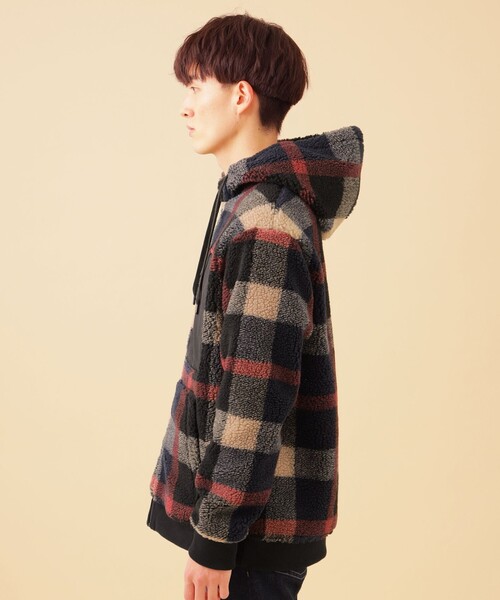 CB CRESTBRIDGE（シービークレストブリッジ）の「クレストブリッジチェックボアパーカー（パーカー・メンズ・ネイビー・M/XL/L）」の7枚目の写真