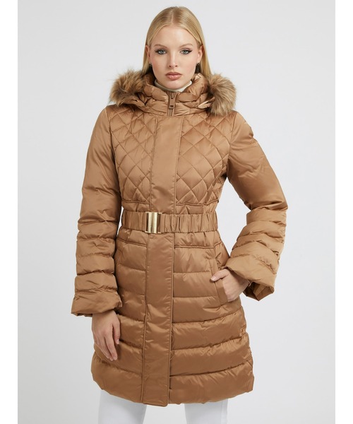 Guess（ゲス）の「Lolie Down Jacket（ダウンジャケット/コート・レディース・ブラウン/ブラック・X-SMALL/SMALL/MEDIUM）」の9枚目の写真