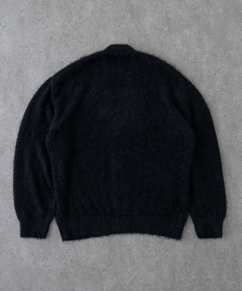 BRICK & SONS(ブリックアンドサンズ)の「フェザーモールニットカーディガン(カーディガン/ボレロ・メンズ・グリーン/ブラック/グレー/ブラウン・M/L/XL)」の6枚目の写真