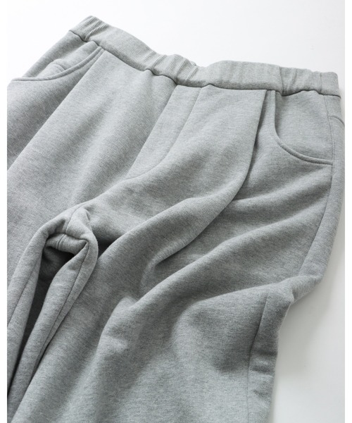 NEONSIGN（ネオンサイン）の「NEONSIGN ネオンサイン / Icon line wide room slacks アイコンライン ワイドルームスラックス（セットアップ）イージーパンツ  / N1623（スウェットパンツ・メンズ・ブラック/杢グレー・38/44/46/48/42）」の4枚目の写真