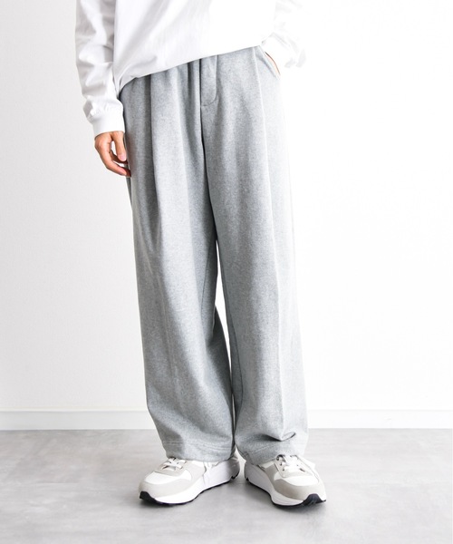 NEONSIGN ネオンサイン / Icon line wide room slacks アイコンライン